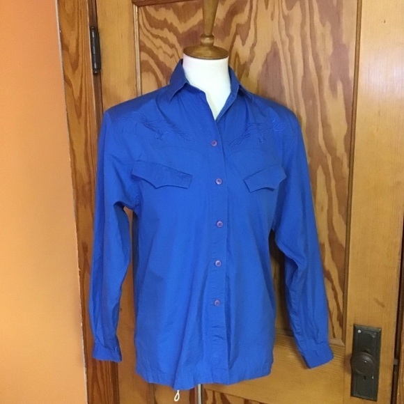 Vintage 90s Liz Claiborne western vibes shirt - Picture 7 of 11